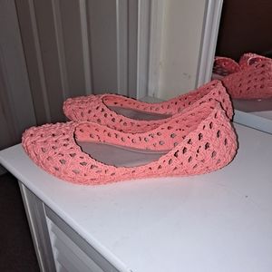 Melissa Crochet Campana Flats
